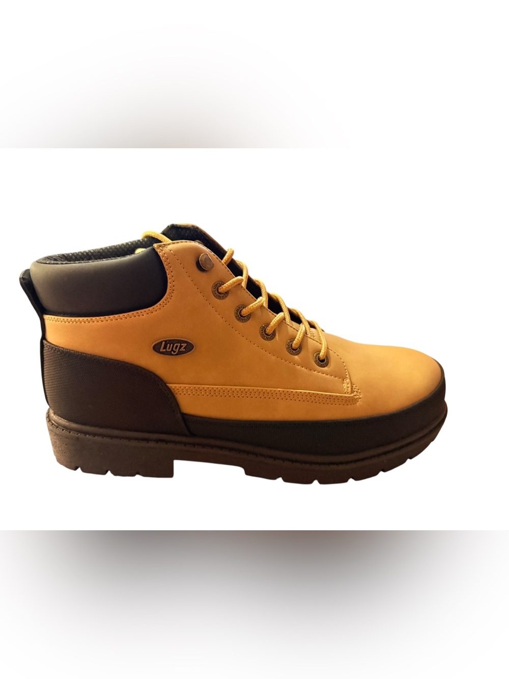 Lugz Drifter Weatherguard Men’s Wheat Black Boots Size 11.5 NIB
